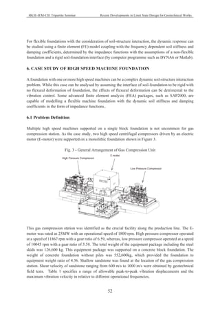 Dynamic analysis of machine foundation: when a static force cannot give ...