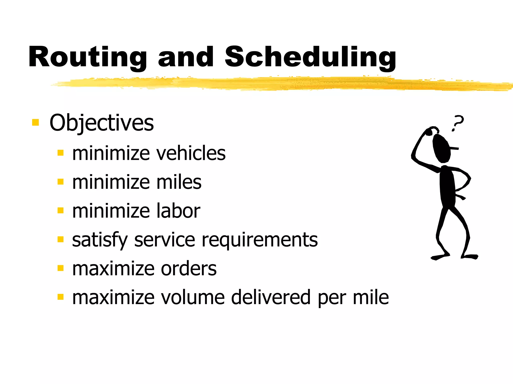 Supply chain logistics : vehicle routing and scheduling | PDF ...