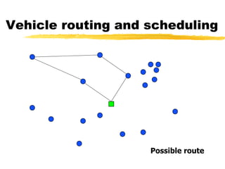 Supply chain logistics : vehicle routing and scheduling | PDF