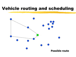 Supply chain logistics : vehicle routing and scheduling | PDF