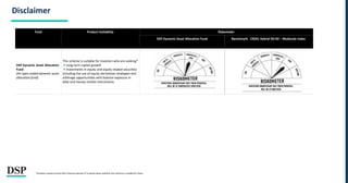 DSP Dynamic Asset Allocation Fund Presentation | PDF