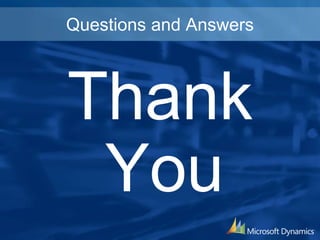 Questions and Answers
Thank
You
 