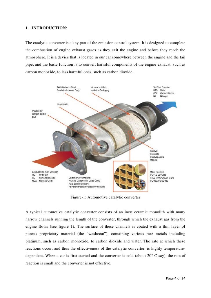 Dynamic behavior of catalytic converters