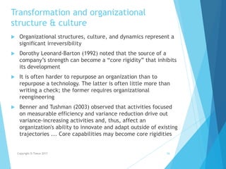 Dynamic Capabilities and Innovation: Capability Building and Strategic ...