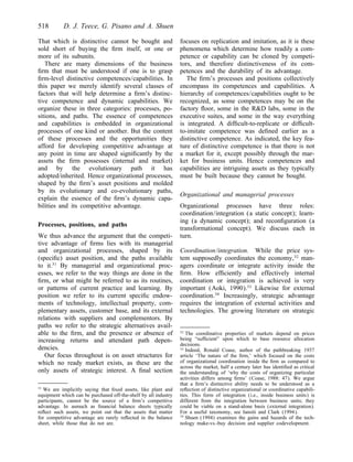 Dynamic capabilities and strategic management | PDF