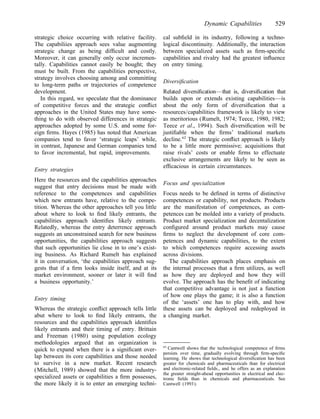 Dynamic capabilities and strategic management | PDF