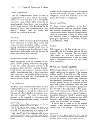 Dynamic capabilities and strategic management | PDF