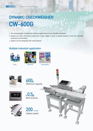 Dynamic Checkweigher CW-600G Catalog.pdf