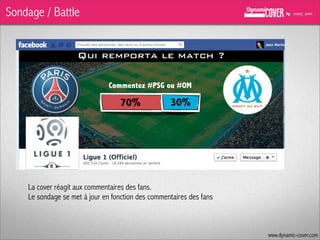 Sondage / Battle

Commentez #PSG ou #OM

70%

30%

La cover réagit aux commentaires des fans.
Le sondage se met à jour en fonction des commentaires des fans

www.dynamic-cover.com

 
