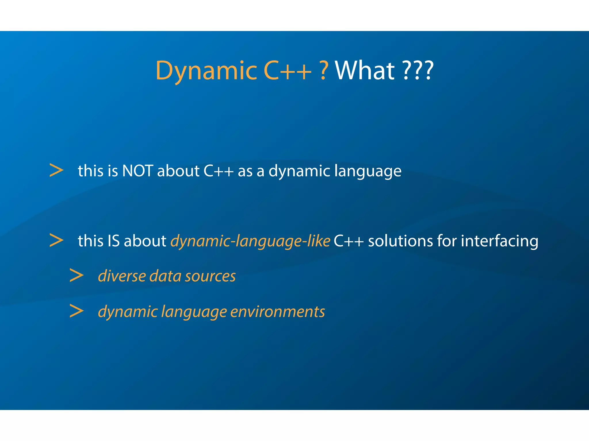 Content
> The Problem
> The Solution
> The Anatomy of the Solution
> The Heart and Soul of the Solution
> Let’s Dance - code example
> Other solutions
> Performance and comparisons
> Conclusion
Sunday, October 7, 12
 