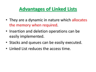 Dynamic data structures | PPTX