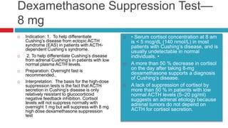 Dst Set In Medical Dynamic endocrine tests | PPTX