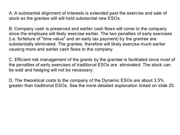 Stock options sars