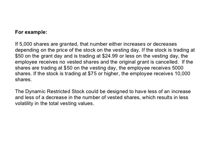Employee stock options sars