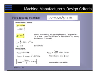Paper Machine Dynamic Foundation Example Dynamic foundations presentation | PDF