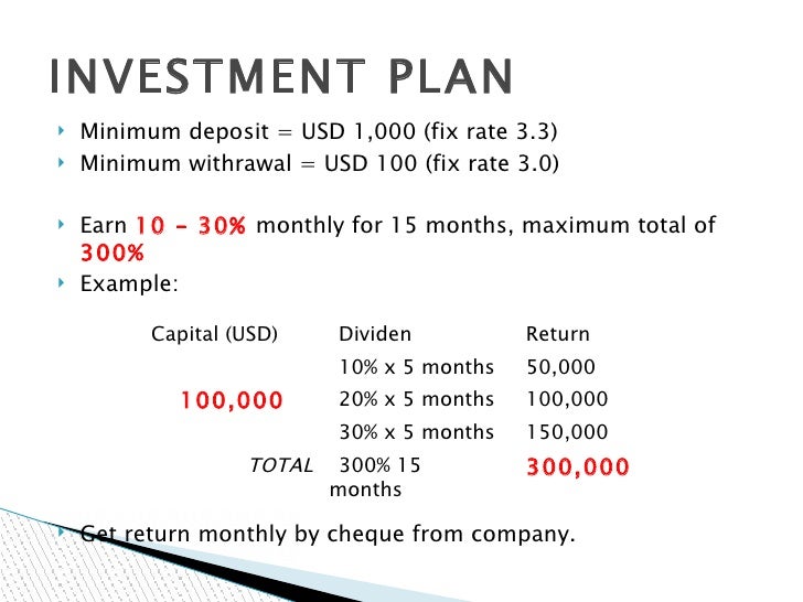 Forex investment plans Forex investment plans