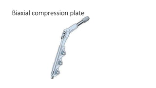 Biaxial compression plate
 