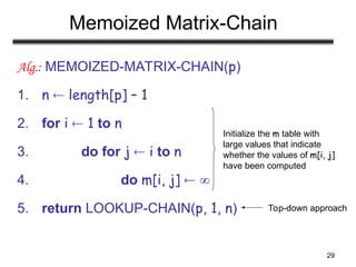 Learn about dynamic programming and how to design algorith | PPT