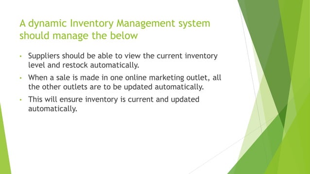 Dynamic inventory | PPT