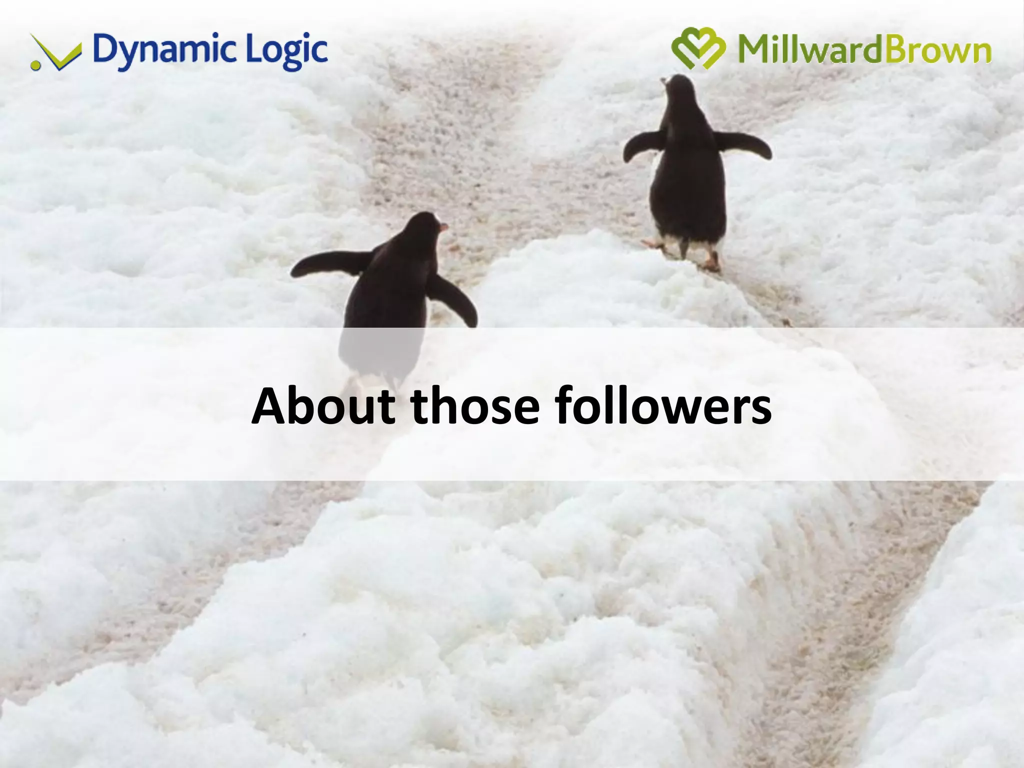 About those followers
 