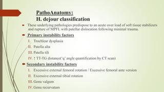 Dynamic medial patellofemoral ligament reconstruction in recurrent ...