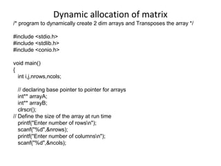 Dynamic memory allocation | PPT