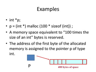 Dynamic memory allocation | PPTX