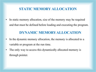 Dynamic memory allocation | PPT