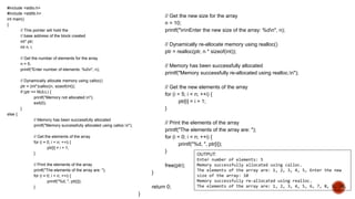 Dynamic Memory Allocation.pptx | Free Download