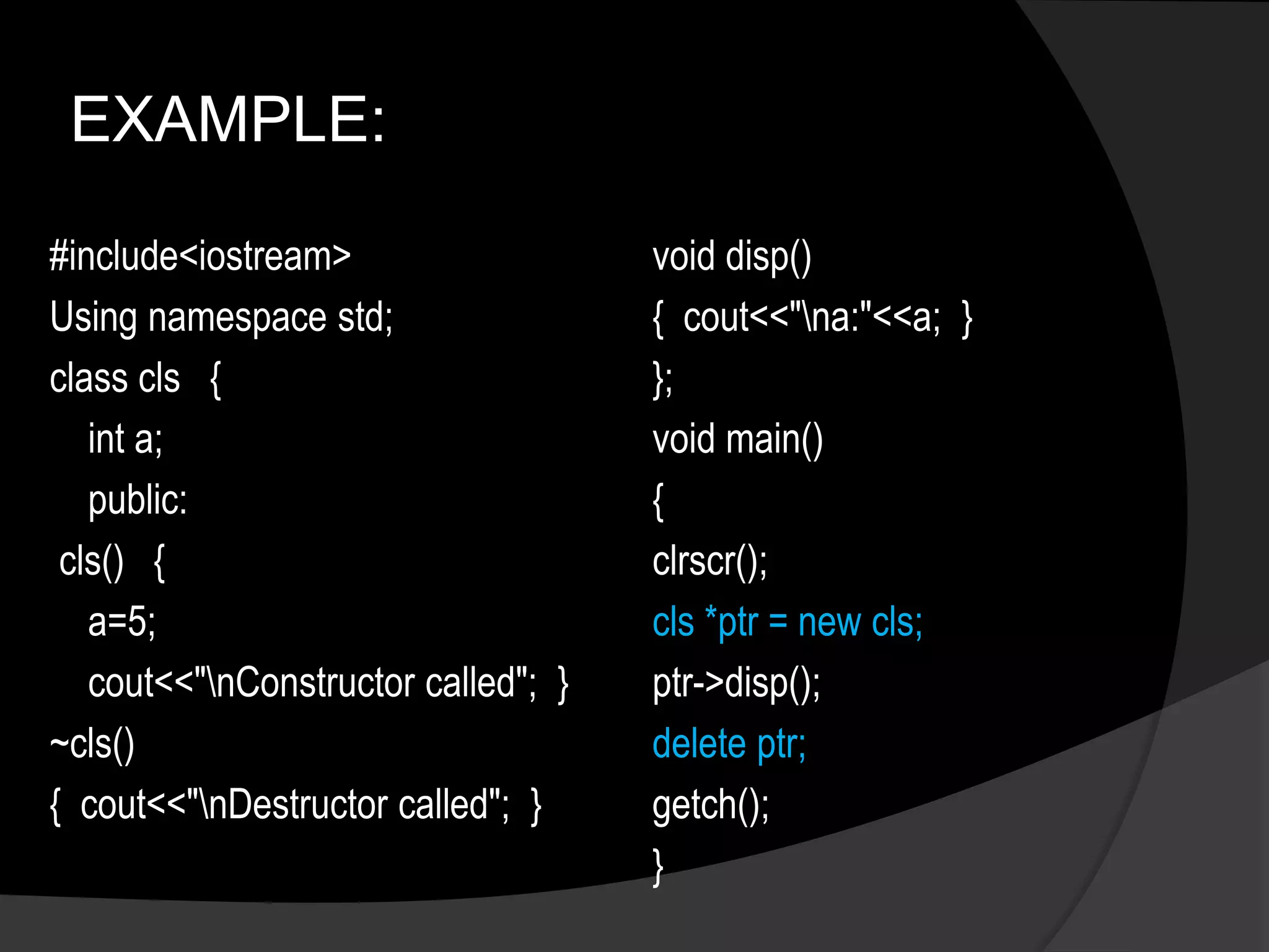 Dynamic memory allocation in c++ | PPTX
