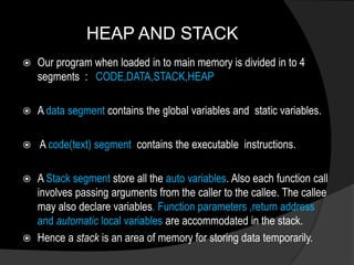 Dynamic memory allocation in c++ | PPTX
