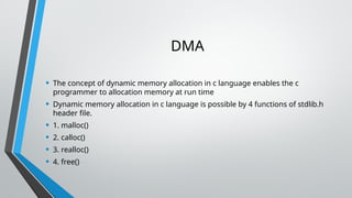 Dynamic Memory Allocation in c prog.pptx