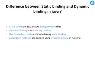 Dynamic method dispatch | PPTX