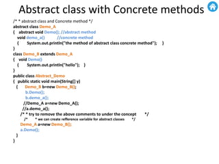 Dynamic method dispatch | PPTX