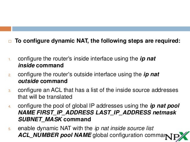 Dynamic NAT