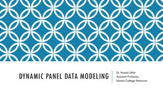Dynamic Panel Data Modeling for research analysis | PPTX