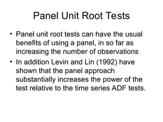 Unit Root Testing Flowchart Comprehensive Guide to Dynamic Panel Data Models and Unit Root Testing ...