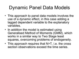 Comprehensive Guide to Dynamic Panel Data Models and Unit Root Testing ...