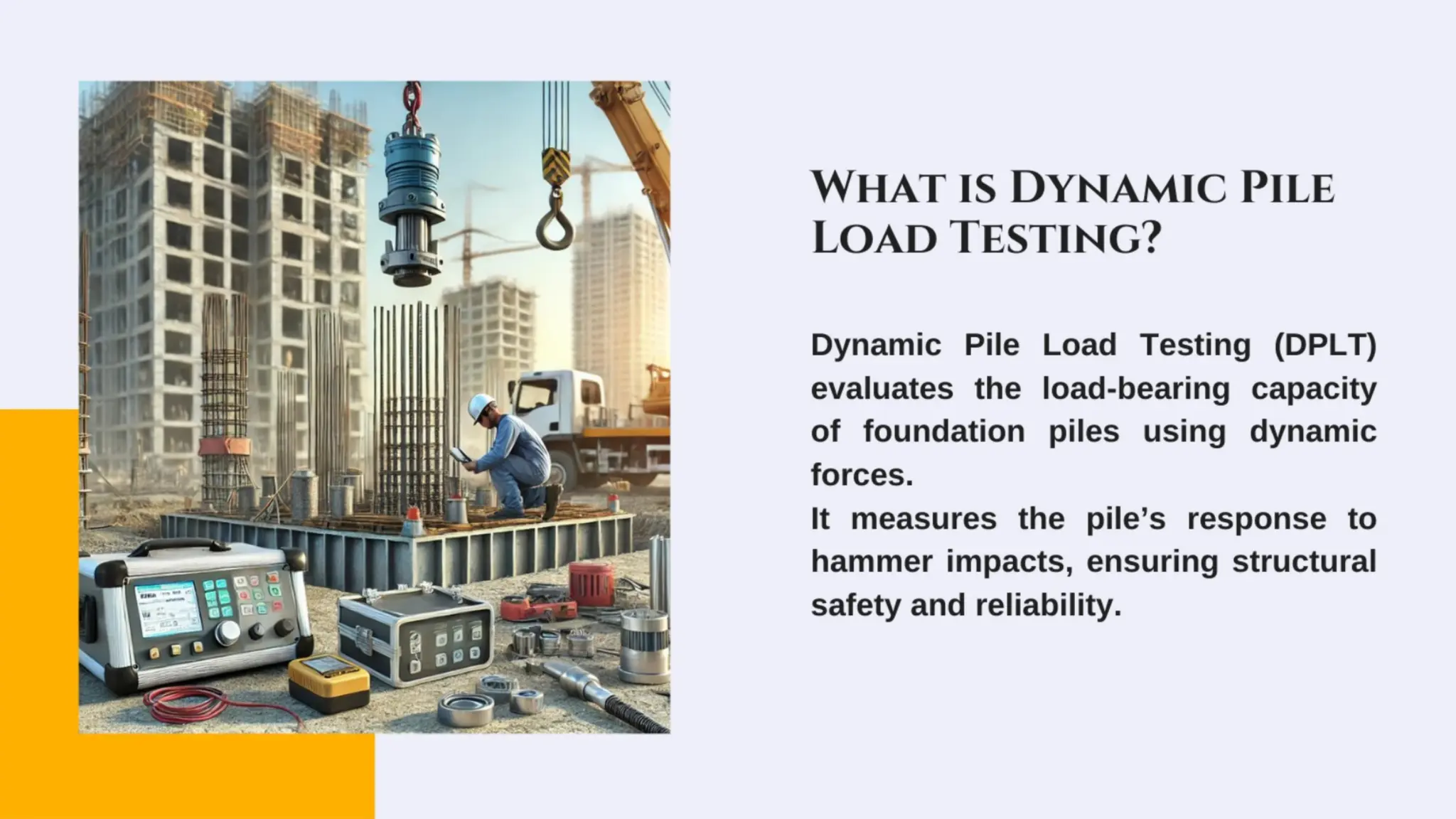 Dynamic Pile Load Test: The Key to Stronger Foundations