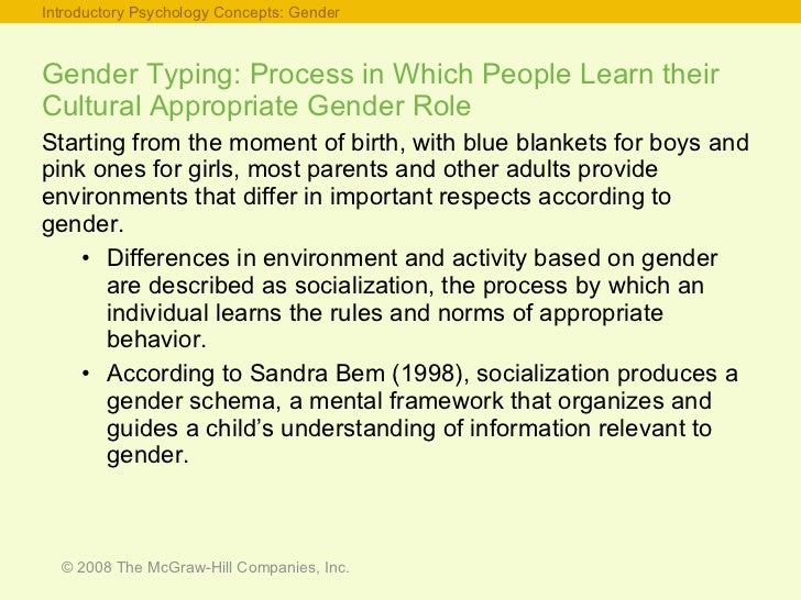 gender typing