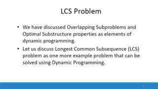 Dynamic programing 2 | PPT
