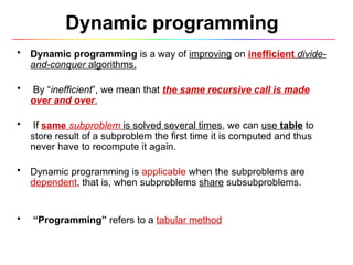 Comprehensive Guide to Dynamic Programming and Its Applications in ...