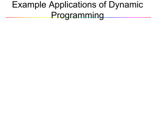 Dynamic programming | PPTX