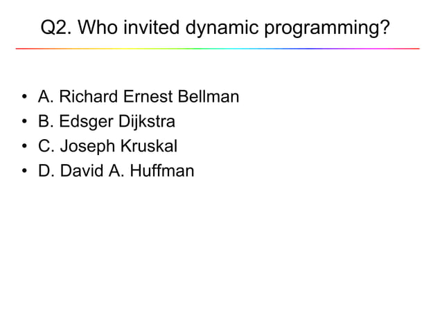 Dynamic programming | PPTX