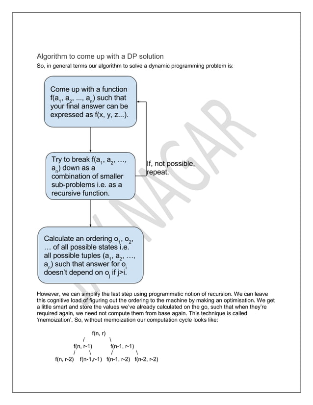 Dynamic programming | PDF