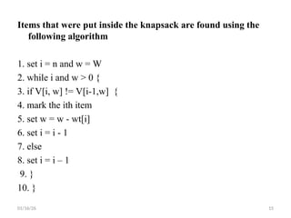 Dynamic Programming introduction, different problems based on DP | PPT