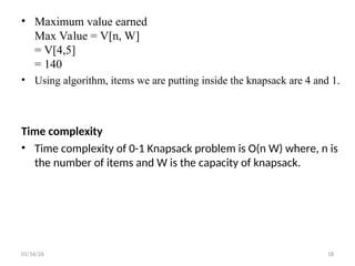 Dynamic Programming introduction, different problems based on DP | PPT