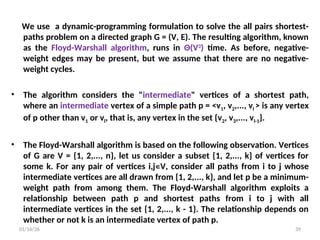 Dynamic Programming introduction, different problems based on DP | PPT