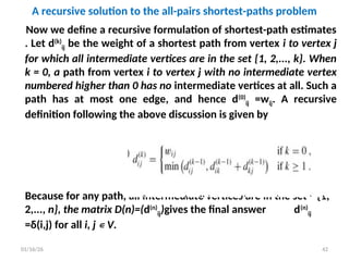 Dynamic Programming introduction, different problems based on DP | PPT