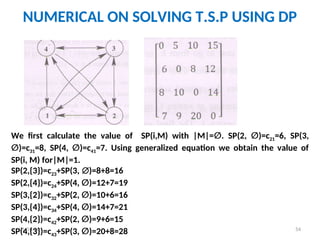Dynamic Programming introduction, different problems based on DP | PPT